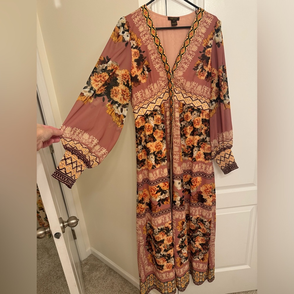 Veneer Bahl maxi dress (purchased at Anthropologie)